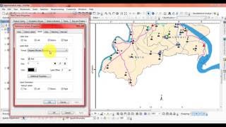 How to add graticules and grids Latitude and Longitude in Map Layout in ArcMap [upl. by Eintihw]