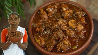 Tasty Kerala Style Chicken Curry  Varutharacha Chicken Curry [upl. by Quartis]