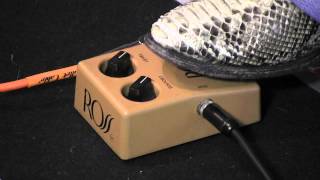 Vintage ROSS Distortion Pedal demo with Gibson ES335 [upl. by Dirfliw358]