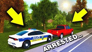 I Got ArrestedLiberty County ROBLOX [upl. by Chisholm]