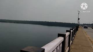 Godavari River View point at Chinchinada Bridge West amp East Goadavri Border [upl. by Trixy779]