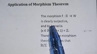 60 MTH633 Group Theory Applications of Morphism Theorem for Groups [upl. by Chase]