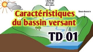 Calcul des caractéristiques du bassin versant 👍معلومة في دقيقة [upl. by Morel]