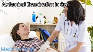 Abdominal Examination in Gynaecology [upl. by Vacla]