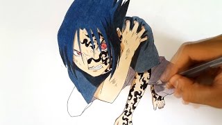 Drawing Sasuke [upl. by Seuguh]