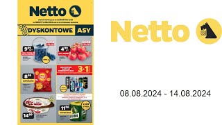 Gazetka Netto PL  08082024  14082024  Artykuły spożywcze [upl. by Nylekcaj585]