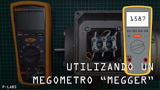 Pruebas de Aislamiento en Maquinas Electricas  Megometro Megger PLABS [upl. by Neelehtak]