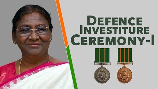 President Murmu presents Gallantry Awards at Defence Investiture CeremonyI at Rashtrapati Bhavan [upl. by Ahsitahs]