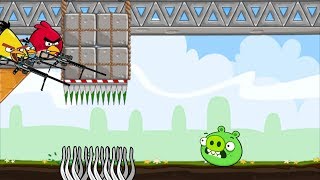 Crush Bad Piggies  SKILL GAME 3 ANGRY BIRDS HUNTING PIGGIES [upl. by Nahtnahoj]