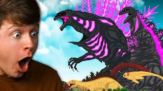 Reacting to SHIN GODZILLA the NEW FORM [upl. by Suirradal]