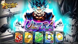 ULTRA VEGITO BLUE MOVESET Dragon Ball LEGENDS Concept [upl. by Lemmie]