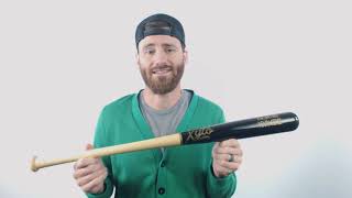 Review Xylo Youth Series 10 Maple Wood Baseball Bat X111 NaturalBlack [upl. by Suiratnod]