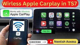 How to Connect amp Use Apple Carplay in TS7 Android Car stereoWireless Carplay connection with Tlink5 [upl. by Atekihs282]