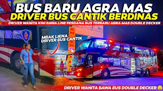 WOW DRIVER BUS CANTIK BAWA BIS DOUBLE DECKER 🤩 DOUBLE DECKER TERBARU AGRA MAS BERSAMA MBAK LIENA [upl. by Ecidnarb344]