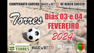 CAMPEONATO GAÚCHO DE BEACH SOCCER [upl. by Resarf]