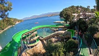 Water slide at Letoonia Club amp Hotel Fethiye Turkey 🇹🇷 travel turkeyholiday holiday short [upl. by Abate]