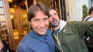 Tifosi pazzi di Conte guardate cosa succede fuori al suo hotel 🥹💙 [upl. by Natasha]