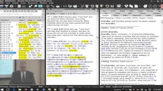 BibleWorks Workshop Part 111  Greek and Hebrew Morphology Versions [upl. by Atiniuq]