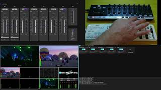 Osee GoStream Duet and Central Control Audio Demo using midi controllers [upl. by Haliled995]