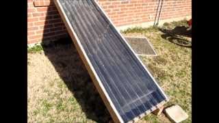 FREE Heat  How To Build A Homemade Passive Solar Heater Window Unit [upl. by Fife]