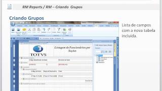 TOTVS RM  Gerador de Relatórios NET 46 [upl. by Akirdnas831]