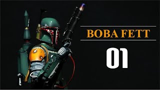 Boba Fett Bandai Modelkit Custom Paint [upl. by Schott718]