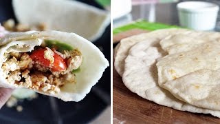 Quick amp Easy Vegan Flour Tortillas [upl. by Domella]