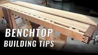 How To Build A Benchtop  Split Top Roubo Bench [upl. by Inessa]