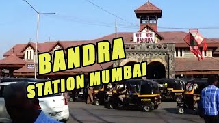 BANDRA Railway STATION MUMBAI  BANDRA TERMINAL MUMBAI LOCAL TRAIN mumbailocal indianrailways [upl. by Dumm]