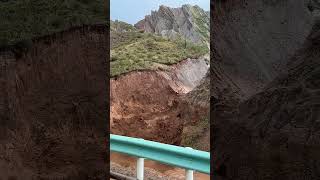 Yesterday Camping There In That Gully And Today Landslide Debris Flow Happening [upl. by Karwan653]