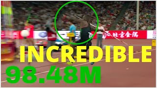 TOP 5  Longest Javelin Throws  Javelin Throw World Records [upl. by Vaenfila]