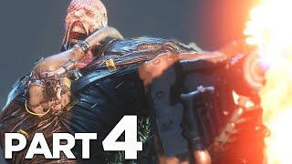 FIRST NEMESIS BOSS FIGHT in RESIDENT EVIL 3 REMAKE Walkthrough Gameplay Part 4 RE3 NEMESIS [upl. by Robbi]