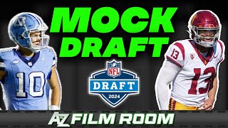 2024 NFL Mock Draft 10 First 2 Rounds [upl. by Spector]