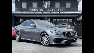 Mercedes 40 C63 V8 BiTurbo AMG Saloon 4dr Petrol SpdS MCT Selenite Grey [upl. by Hans]