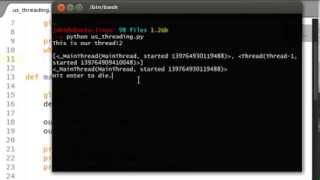 Python threading 03 Terminating a Thread [upl. by Mortimer95]