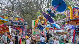 Abington Park Northampton Easter Funfair 2022 [upl. by Rae460]