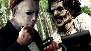 MICHAEL MYERS vs LEATHERFACE Halloween vs Texas Chainsaw Fan Film 2018 [upl. by Anilef231]