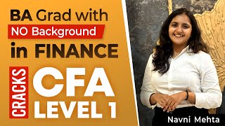 CFA For Non Finance Background  CFA after Graduation  CFA Level 1 [upl. by Ymerrej331]