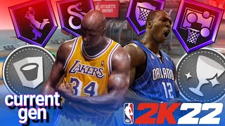 MEJORES INSIGNIAS para PIVOTS INTERIORES en NBA 2K22 current gen  serás imparable [upl. by Eveineg]