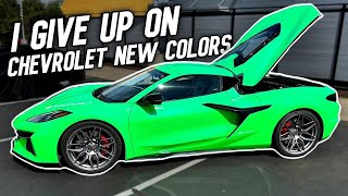 Chevrolet released the 2025 C8 Colors they made a HUGE Mistake Good Bad and the Ugly [upl. by Engapmahc276]