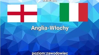 Mecz AngliaWłochy [upl. by Tomas]