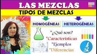 LAS MEZCLAS HOMOGÉNEAS Y HETEROGÉNEAS 🔶¿Qué son🔶Características 🔶Ejemplos🔶Diferencias [upl. by Gnanmos]