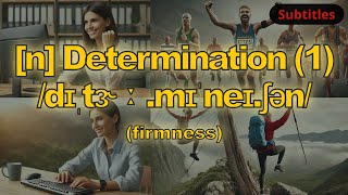 n Determination meaning firmness with 5 examples [upl. by Gnilrac687]