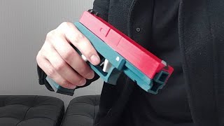 3D Printed Semi Auto BB G17 Pistol [upl. by Leighland]