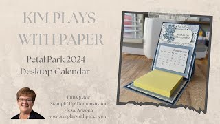 Petal Park 2024 Desktop Calendar [upl. by Olrac177]