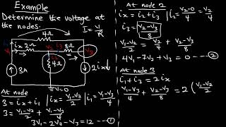 Ep 23 Problem on Nodal Analysis without a voltage source [upl. by Myrtice]