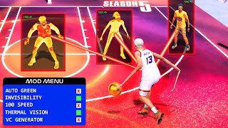 I Installed 5 HACKS on NBA 2K24 and Broke The Game [upl. by Llertnom]