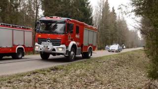 Wypadek ciężarówki na trasie Mirachowo  Miechucino [upl. by Ezaria]