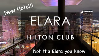 New 4 Floor Hotel Elara a Hilton Club Las Vegas 2 Bedroom Suite with Balcony [upl. by Sucramaj]