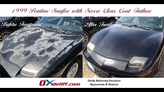 Pontiac Sunfire with Severe Clear Coat Failure and Faded Car Paint [upl. by Aioj764]